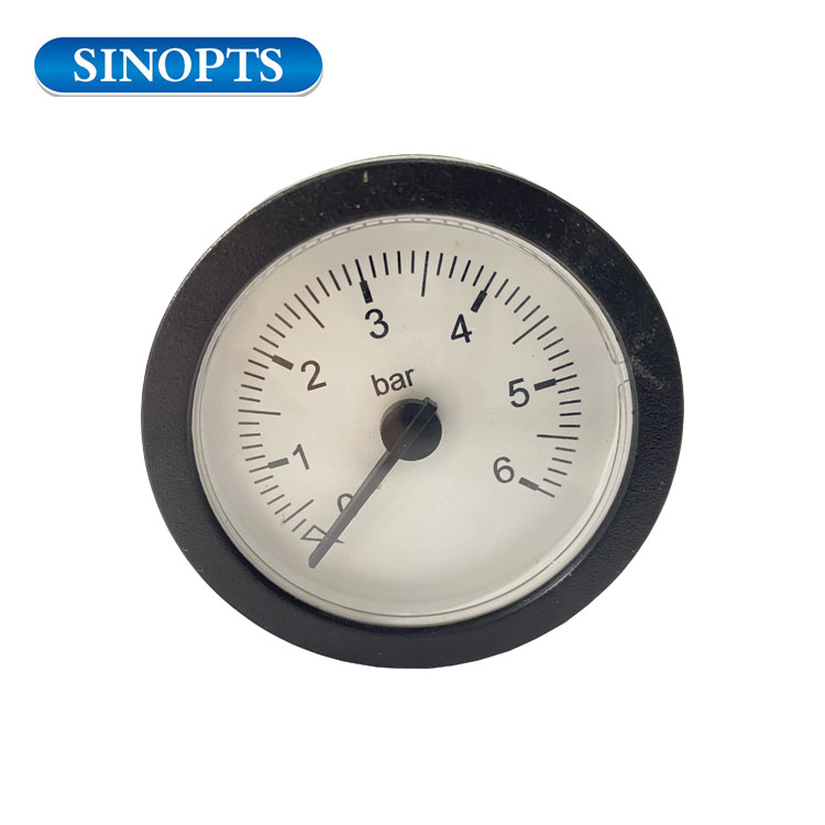 Medidor de presión de 0-6 bares y 52 mm