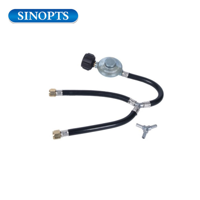 Regulador de gas propano para parrilla de barbacoa LPG con manguera